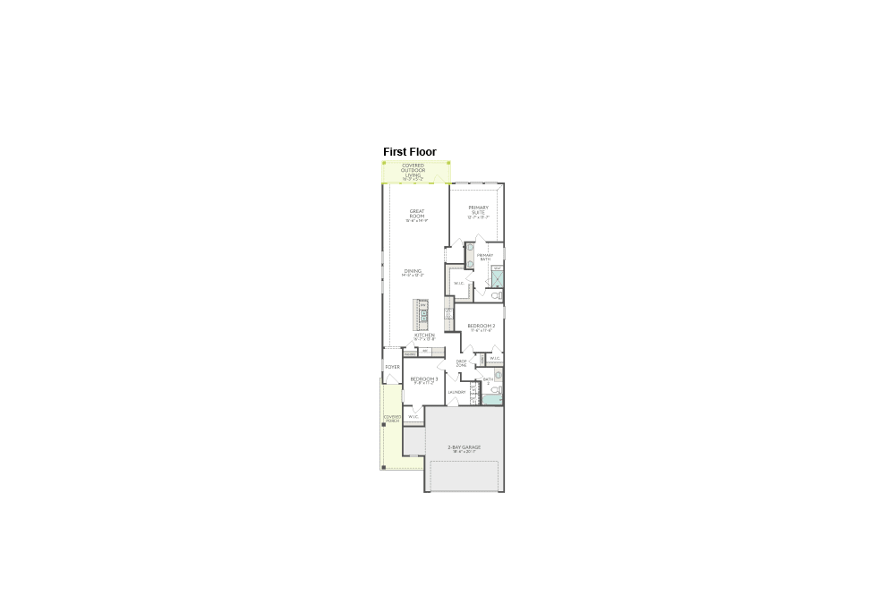 Abeline floor plan drawing