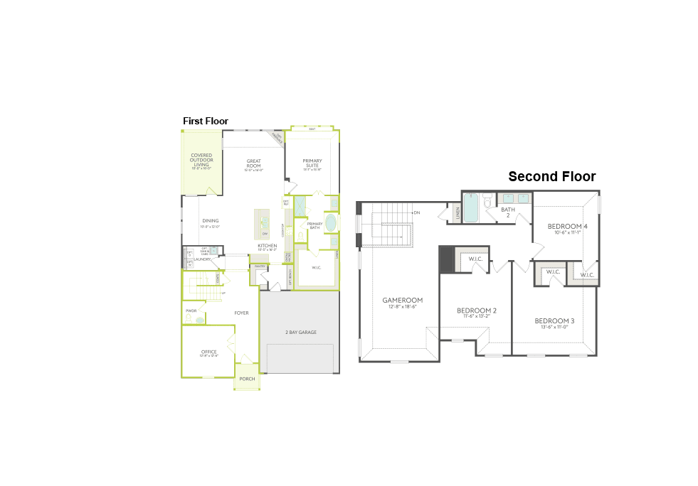 Lillian floor plan drawing
