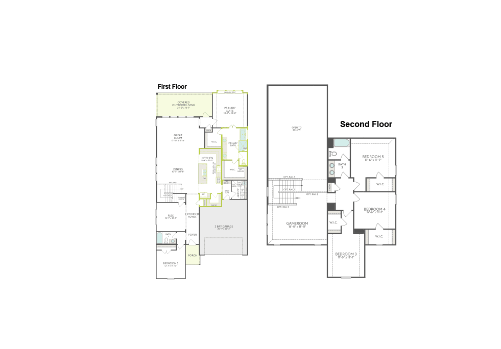 Evelyn floor plan drawing