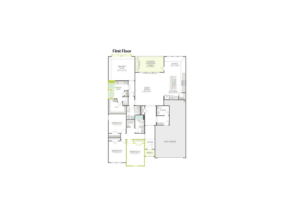 Carson floor plan drawing