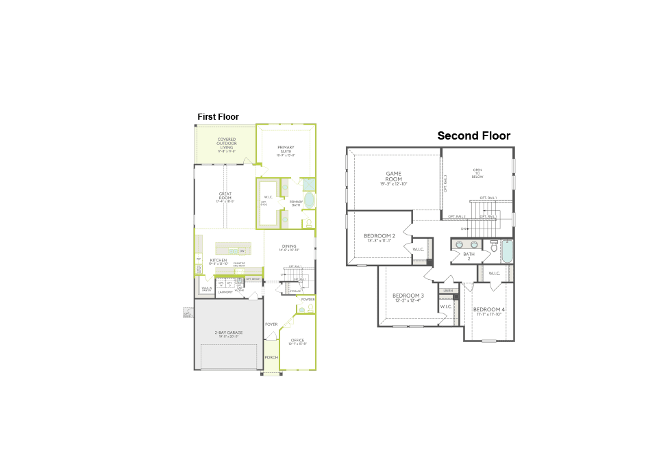Juniper floor plan drawing