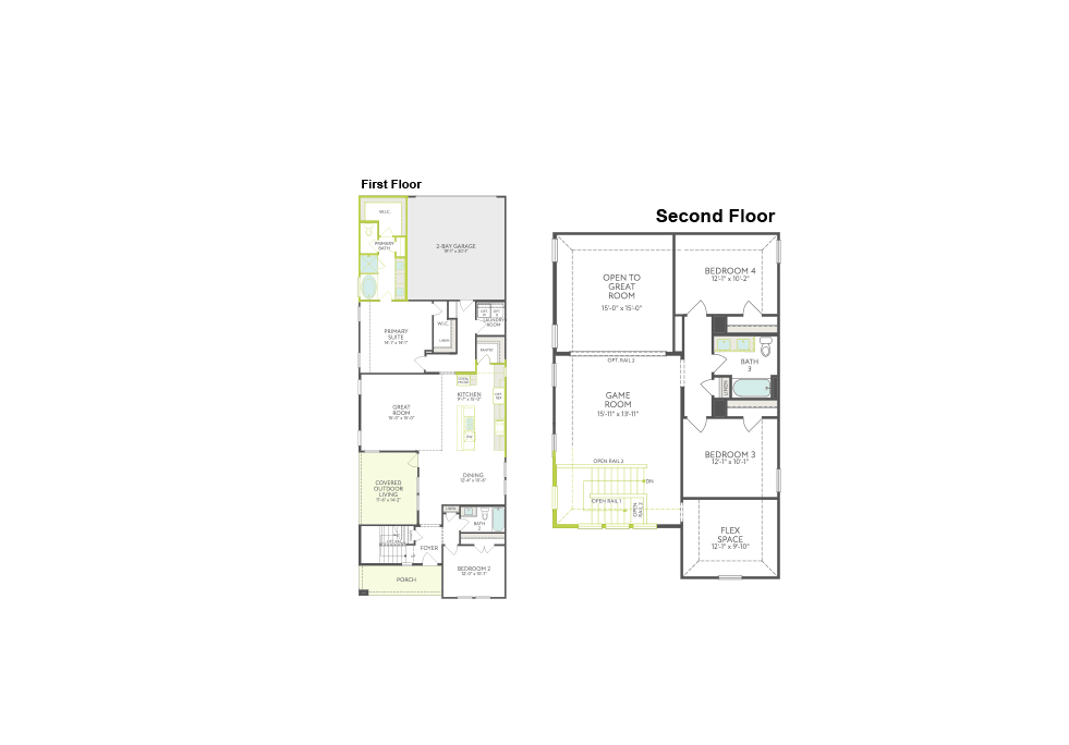 Victoria floor plan drawing