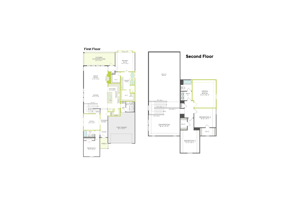 Evelyn floor plan drawing