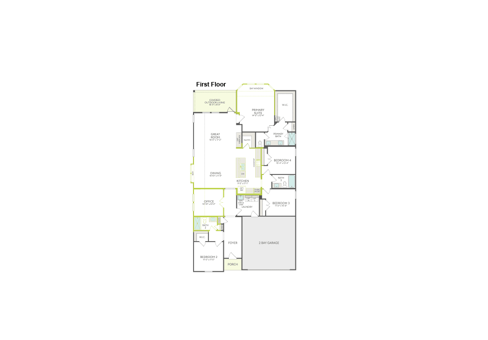 Savannah floor plan drawing