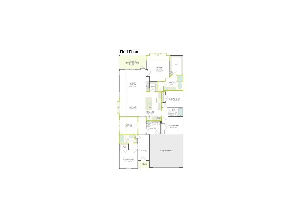 Savannah floor plan drawing