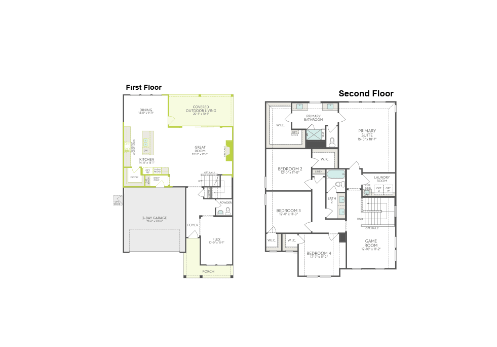 Magnolia floor plan drawing