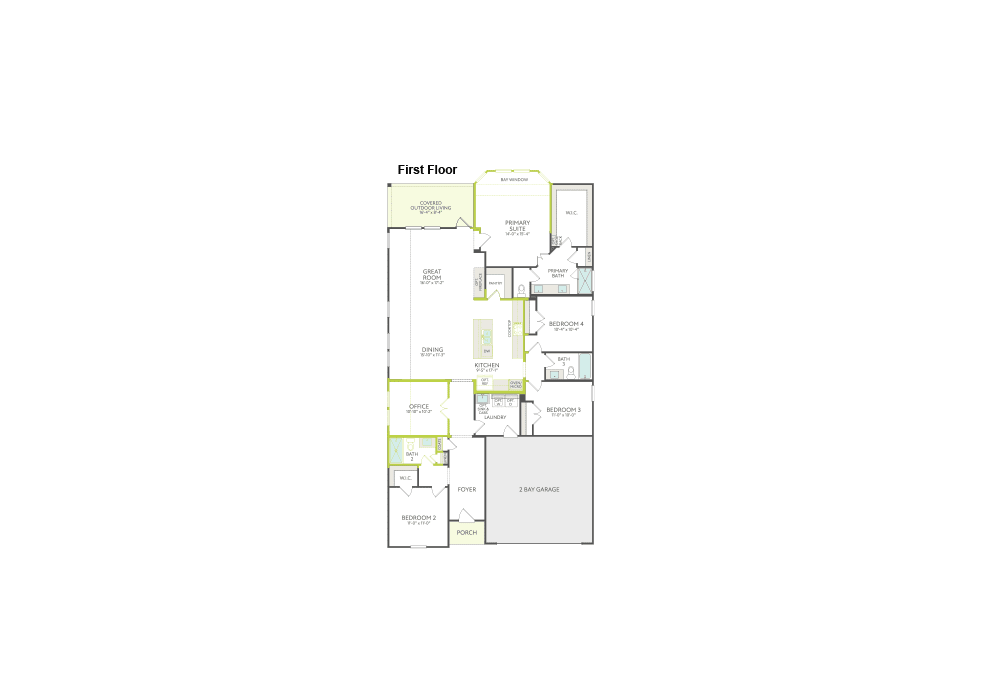 Savannah floor plan drawing