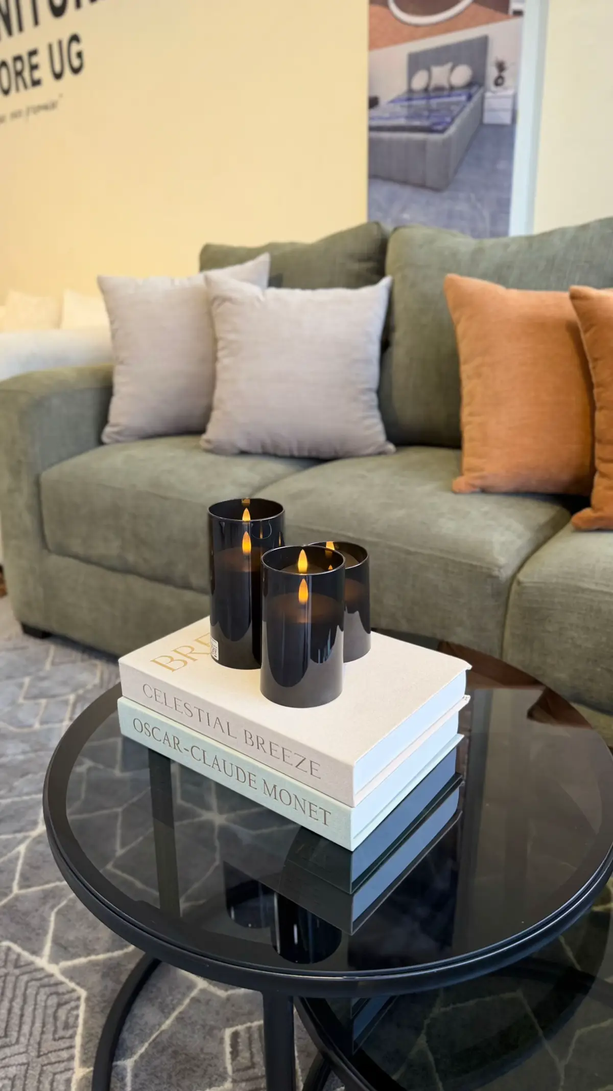 Plump cushion covers filled tightly for a full look on a Kenyan sofa