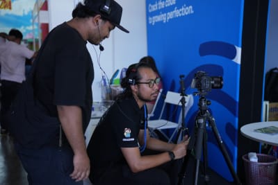 Camera set setup
