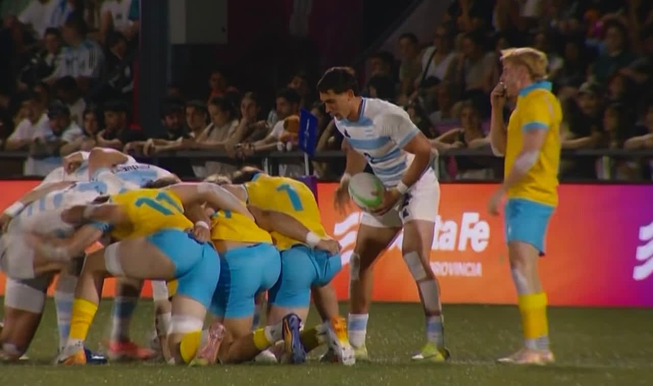 Los Pumas Seven fueron contundentes y vencieron 38-7 a Uruguay
