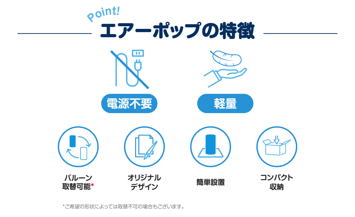 チューブ式エアー看板 エアーポップ 29 000円 税込 送料無料