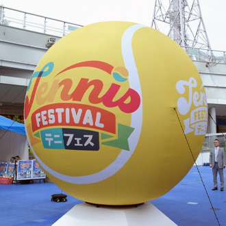 ボール型エアー看板