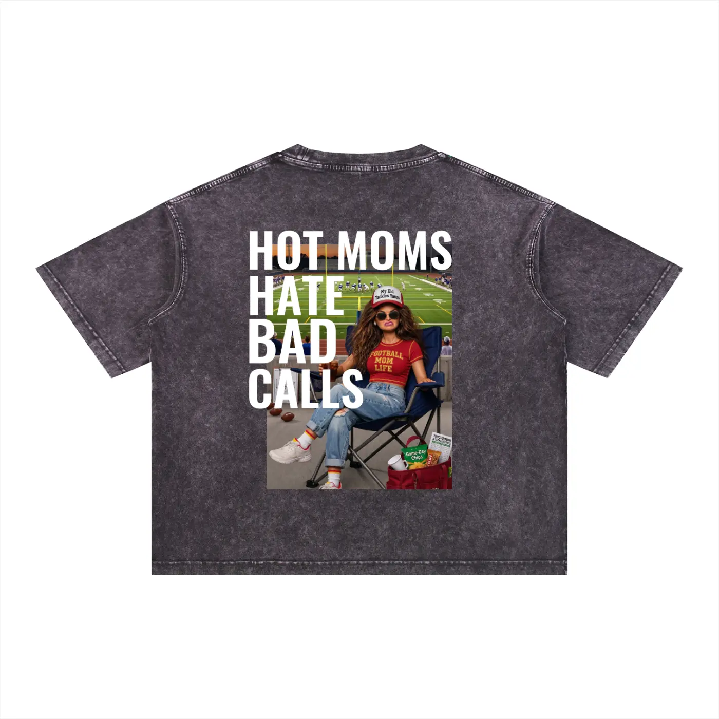 Hot Moms Hate Bad Calls Football - Customizable — view 2 | ALLTHEFKS