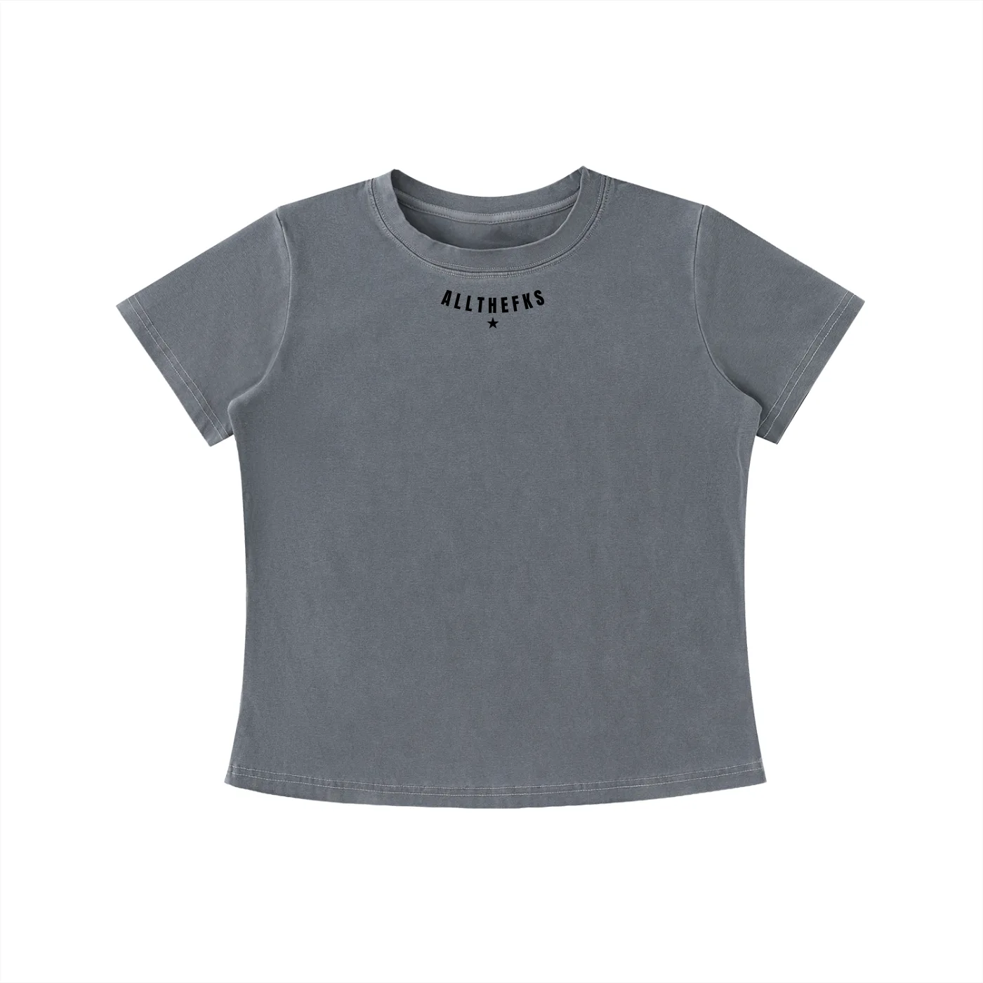 Vintage Wash Everyday Tee — view 8 | ALLTHEFKS