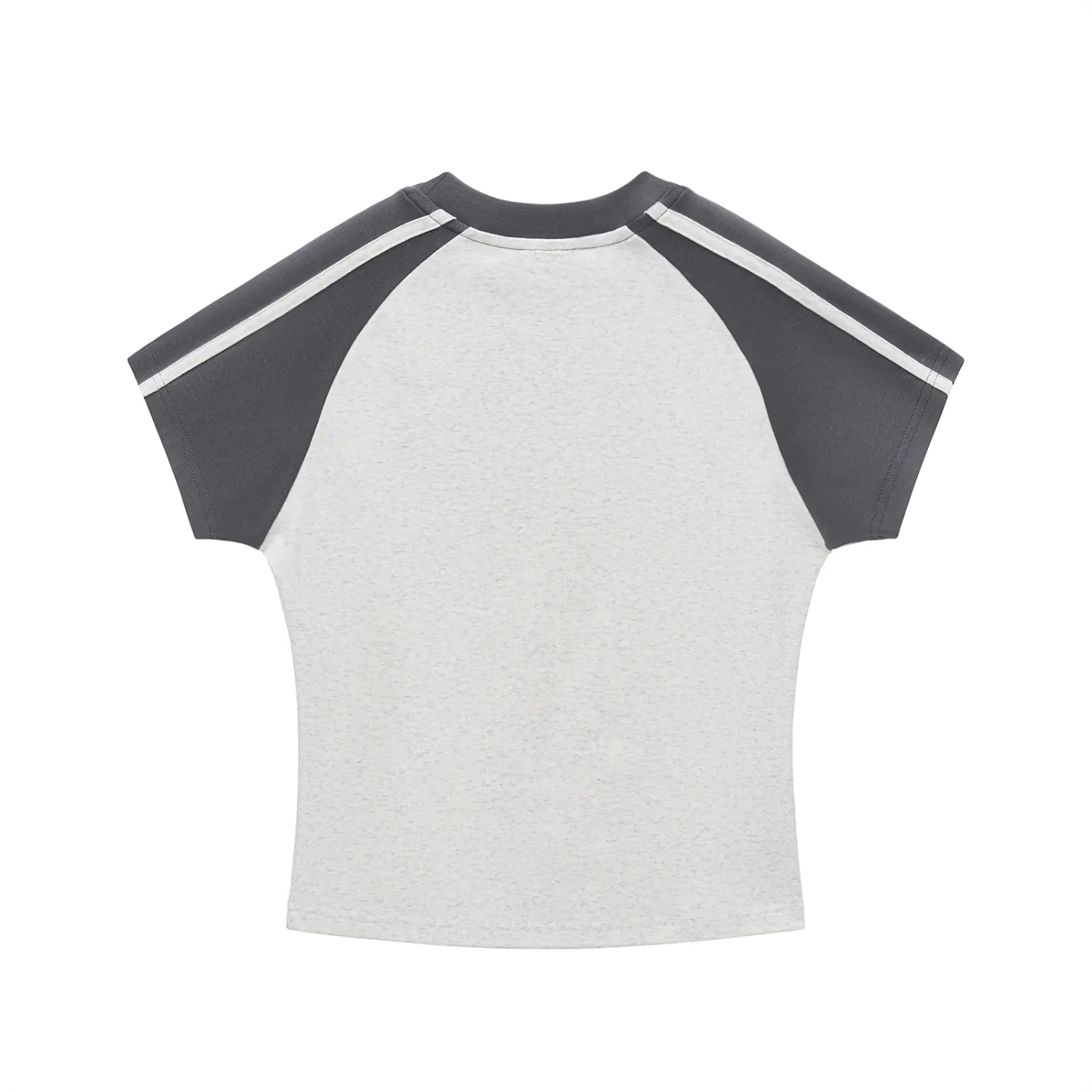Sideline Contrast Cropped Raglan Tee ALLTHEFKS EvryDaze Collection — view 7 | ALLTHEFKS