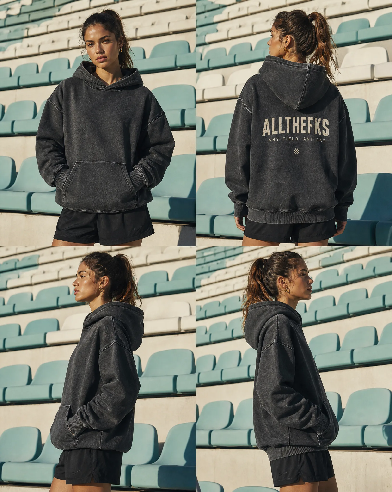 ALLTHEFKS Any Field. Any Day.™ Premium Heavyweight Hoodie | Unisex — view 3 | ALLTHEFKS