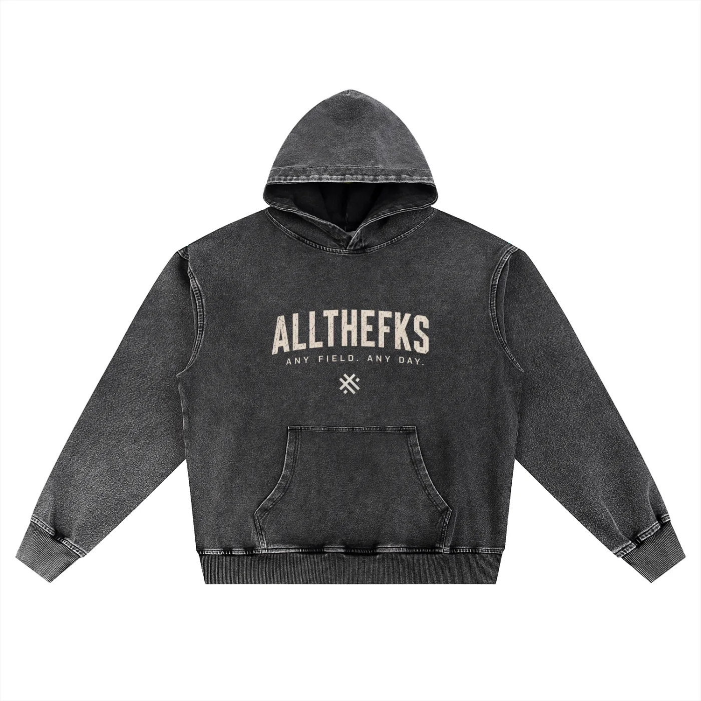 ALLTHEFKS Sideline Classic Snow Wash Hoodie — view 3 | ALLTHEFKS