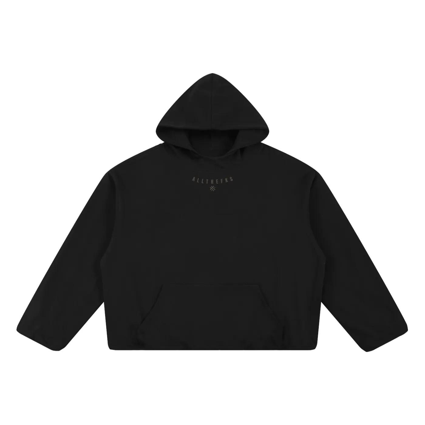 ALLTHEFKS Any Course. Any Day.™ Bubble Hem Hoodie Unisex Golf — view 5 | ALLTHEFKS