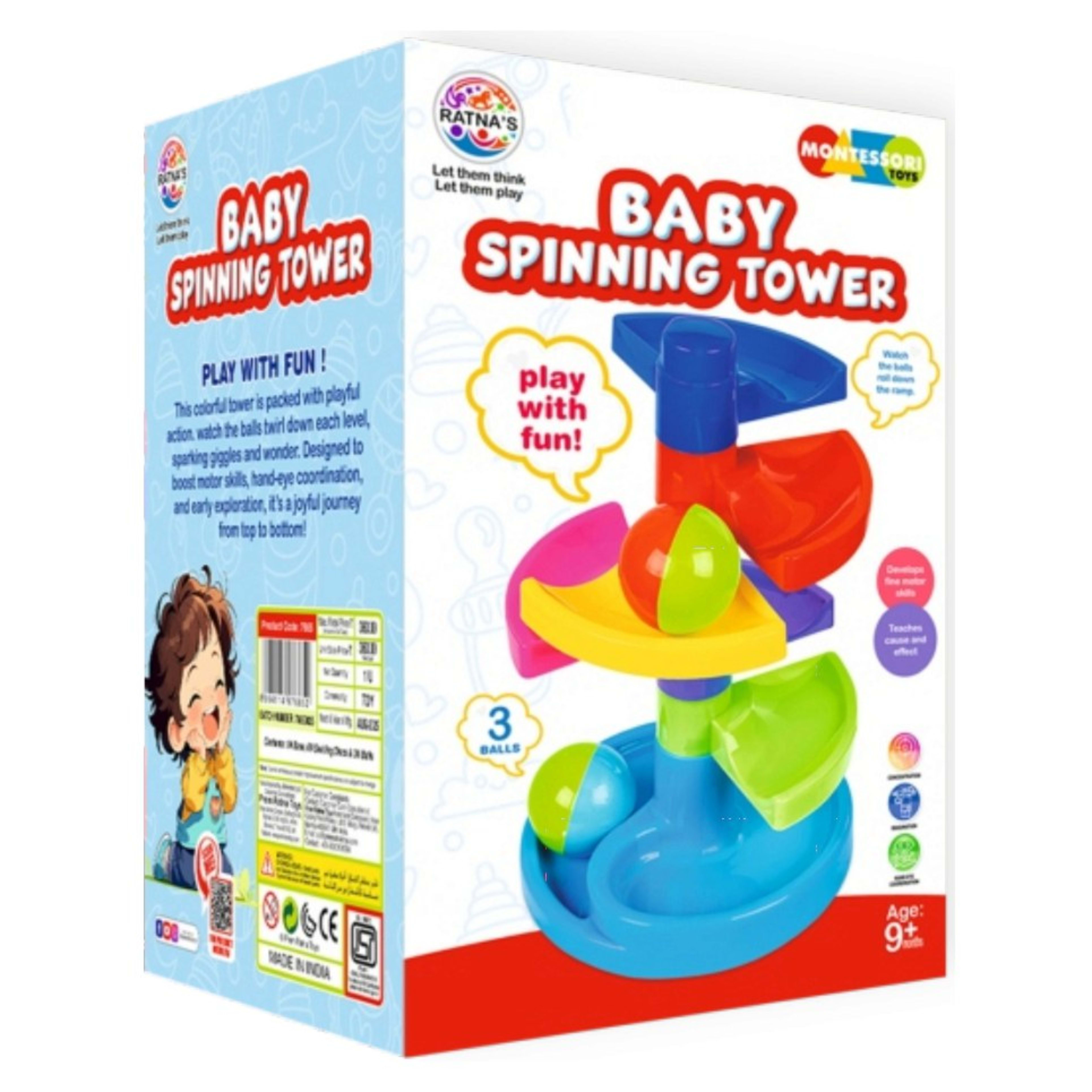 Baby Spinning Tower (Ball Ramp) product view 1