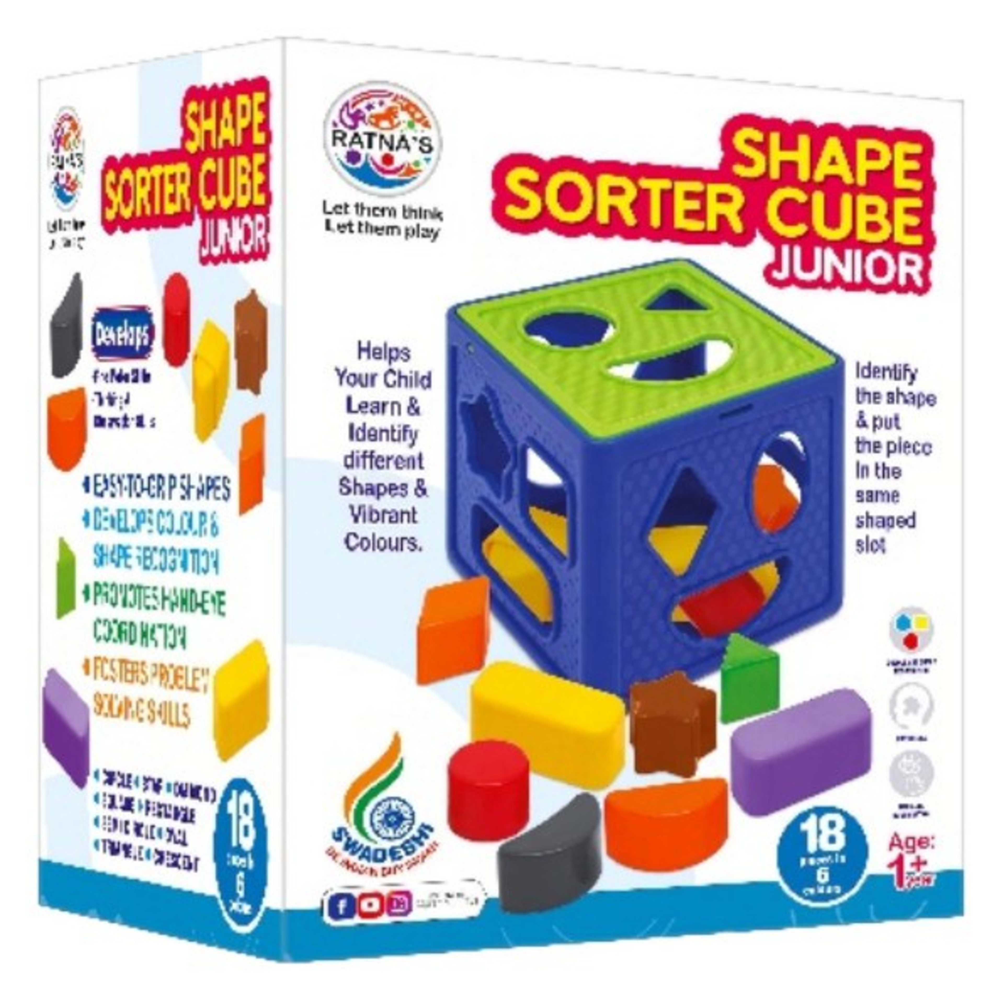 Shape Sorter Cube Junior product view 1
