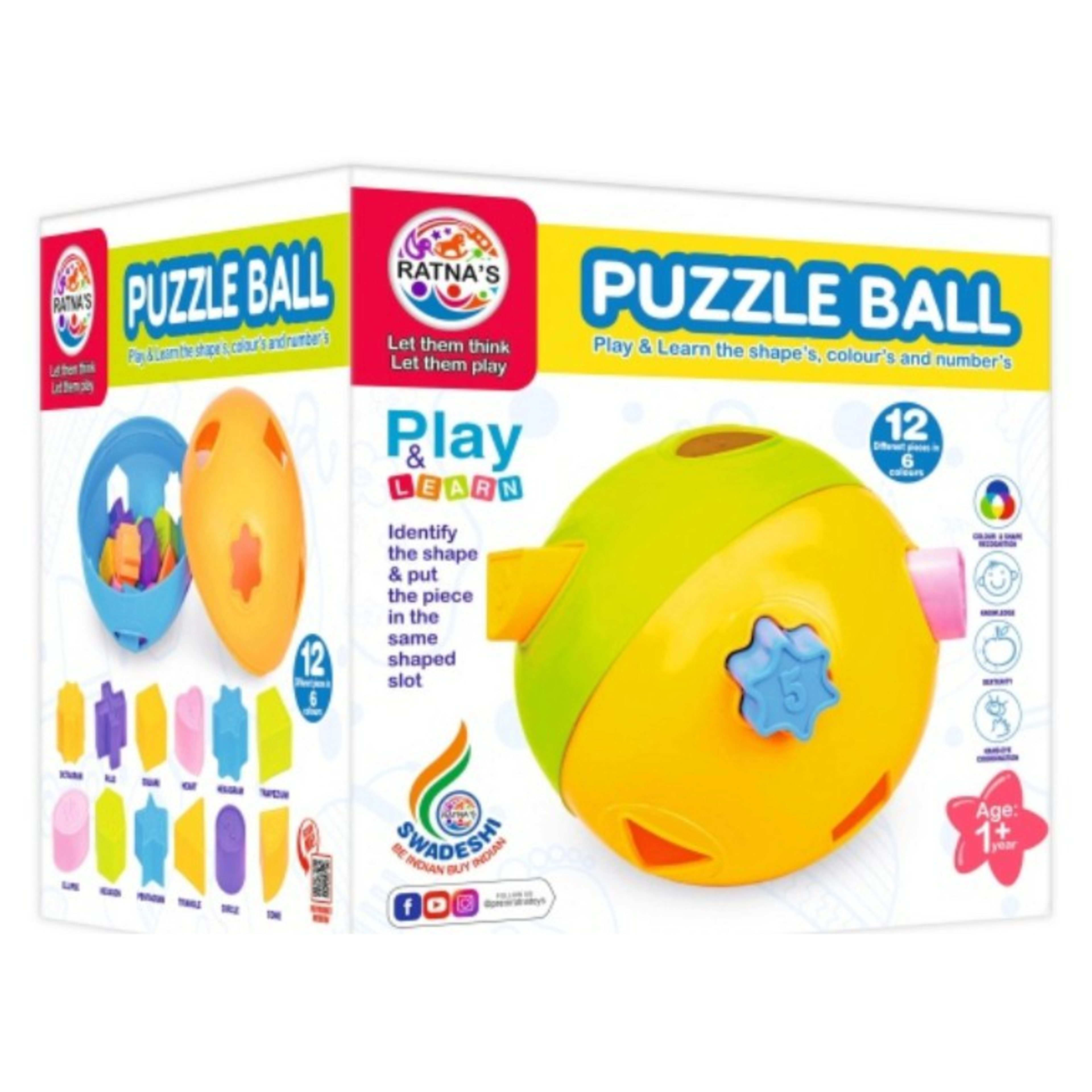 Puzzle Ball Shape Sorter product view 1