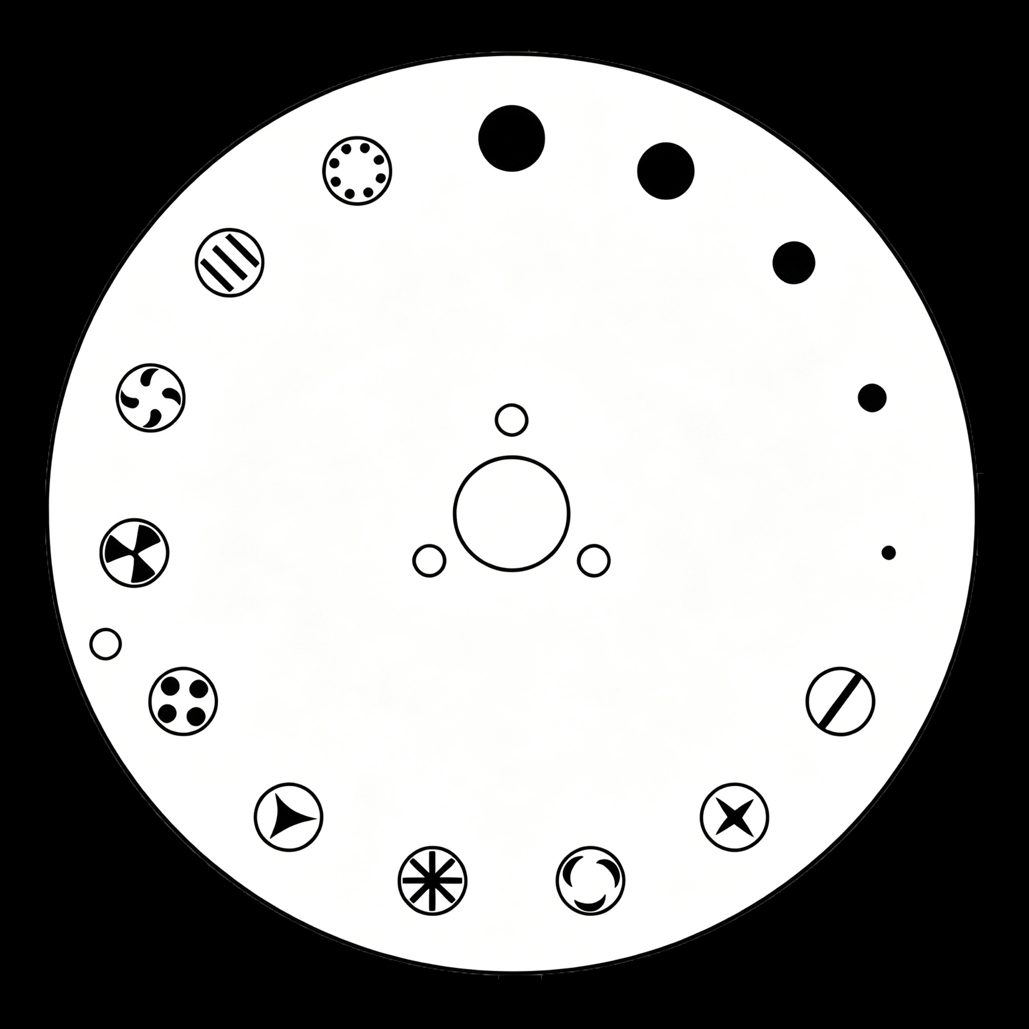 GML ALED BEAM 300 fixed gobo patterns