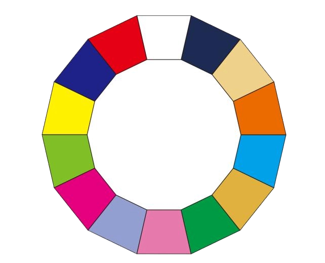 GML MEGA 480 — color wheel showing discrete colors plus CTO gradient