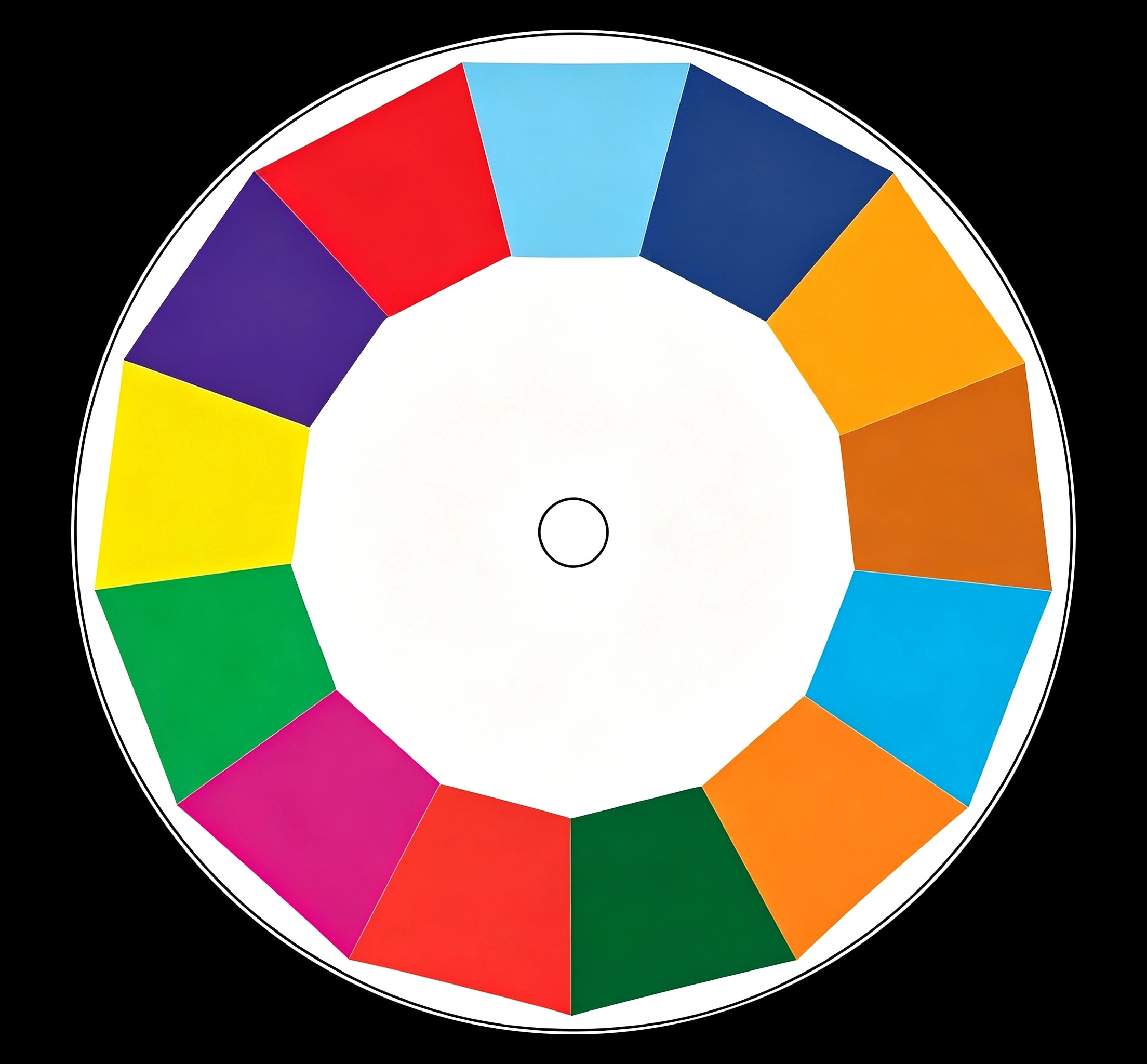 GML BSW 380 — color wheel showing discrete colors plus CTO gradient