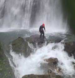 River tracing at Dezikou creek
