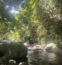 River tracing at  lǎo méi xī
