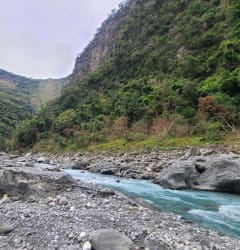 River tracing at Lele river