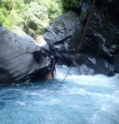River tracing at Shimen creek
