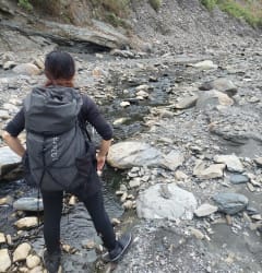 River tracing at Jinlun creek