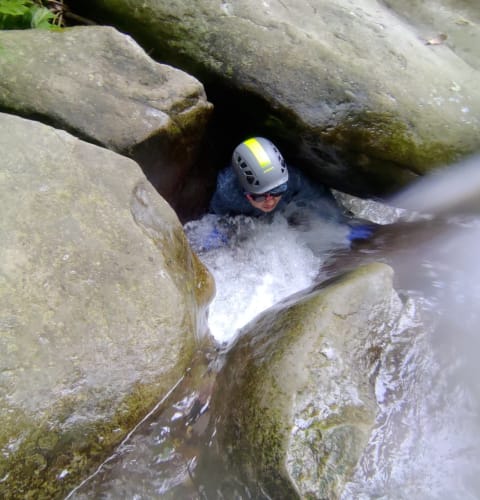 River tracing at Meihua river