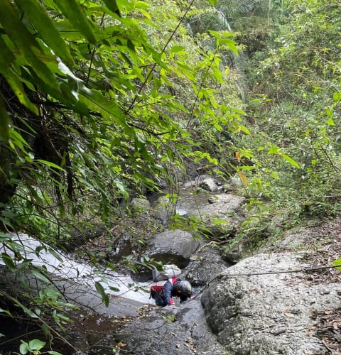 River tracing at Gengfang creek