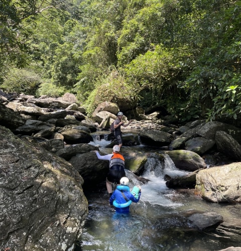 River tracing at Siqiye creek