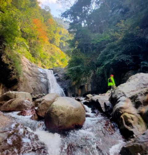 River tracing at Jinping creek