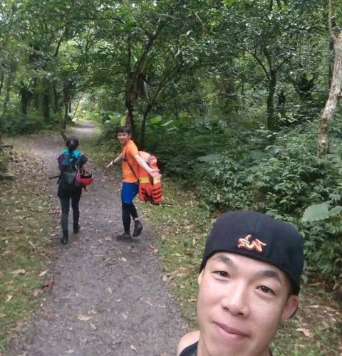 River tracing at Jiuliao creek