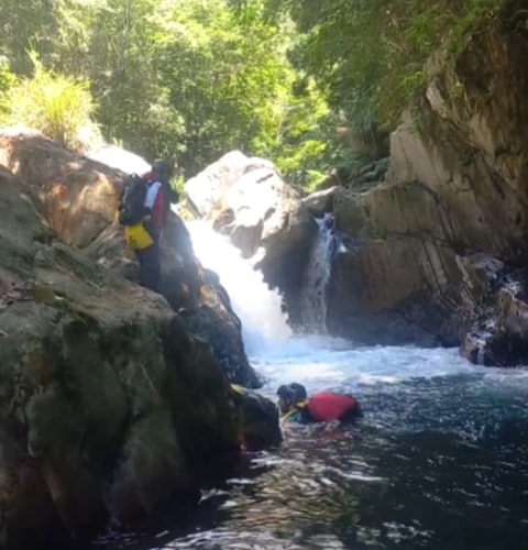 River tracing at Ta'man creek