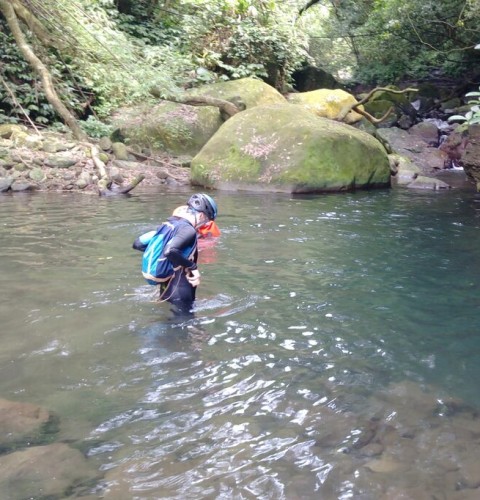 River tracing at Mǎ sù xī