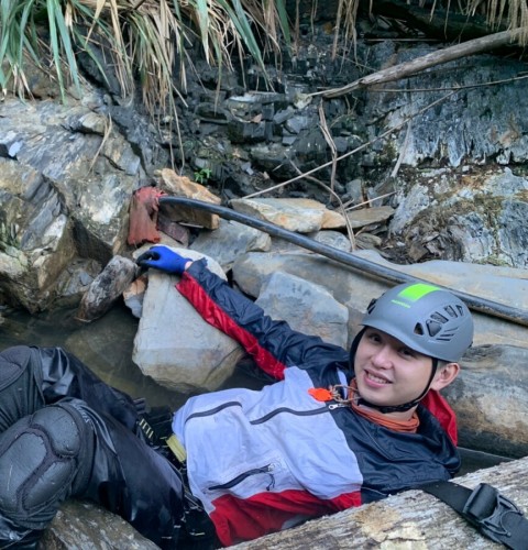 River tracing at Tailuwan creek