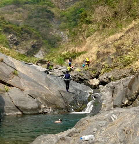 River tracing at Kadijiyang river