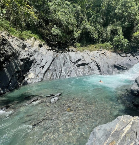 River tracing at Shimen creek
