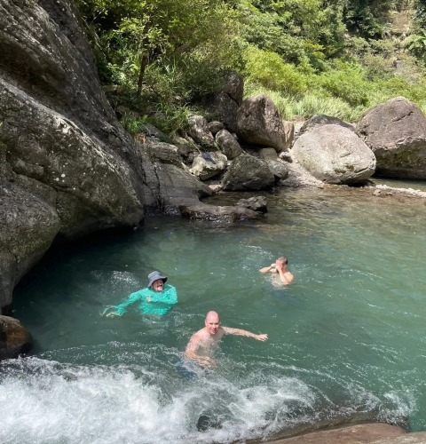 River tracing at Jiuliao creek