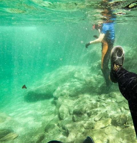 River tracing at Meilun river