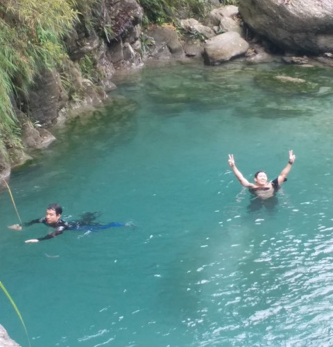 River tracing at Mugua river