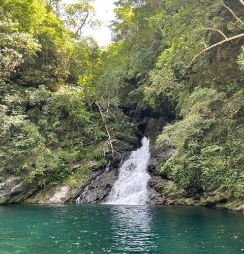 River tracing at Aohua river
