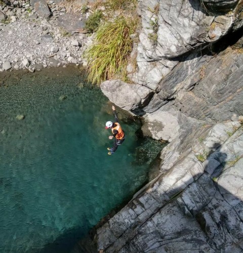 River tracing at Shaolai creek