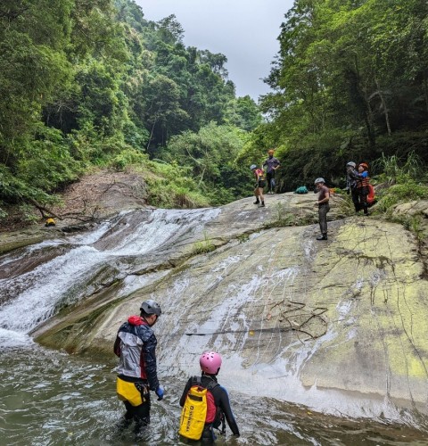River tracing at Egongji creek