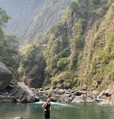 River tracing at Beigang river